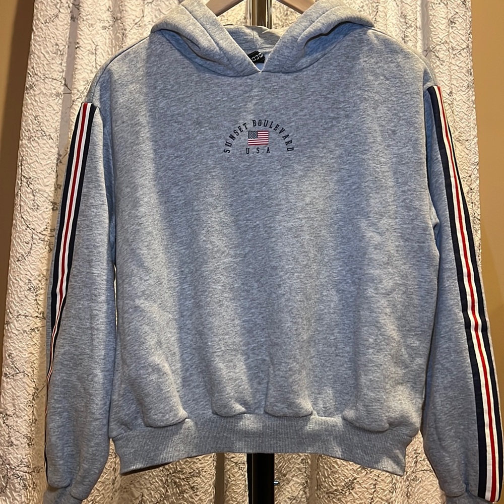 H&M Sunset Boulevard U.S.A Grey Hoodie